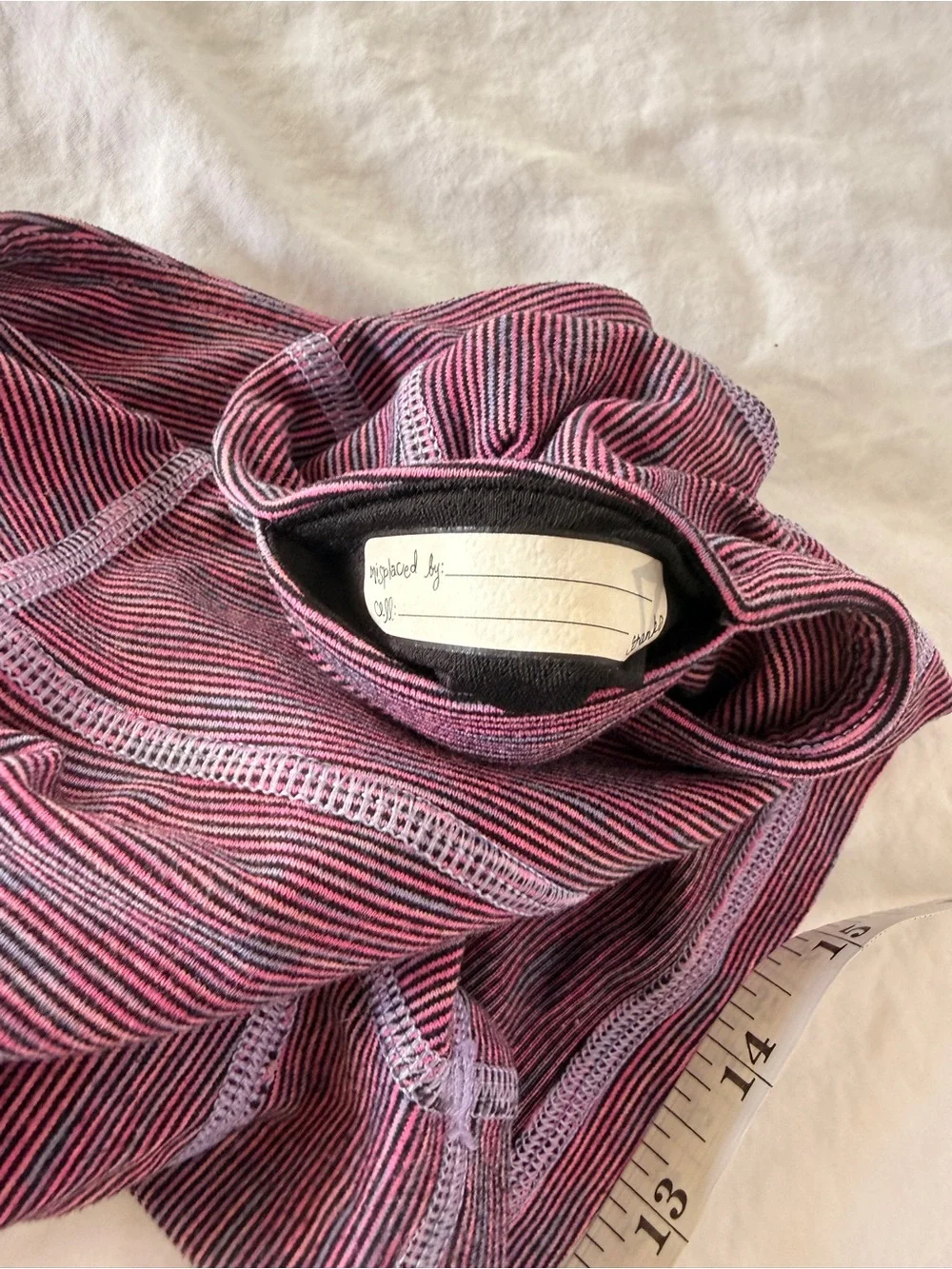 Ivivva Athletic Girls Shorts Disney Purple Striped
